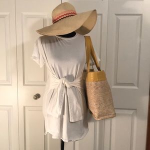 Tie Front T-Shirt Dress